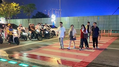 Предупреждающие огни на пешеходных переходах — ступенька к интеллектуальному дорожному движению в Хошимине