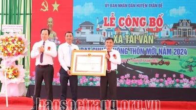 Diện mạo xã Tài Văn đổi mới sau đạt chuẩn xã nông thôn mới
