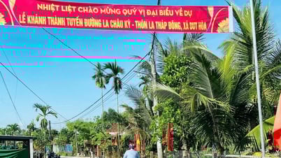 Xã Duy Hòa khánh thành đường giao thông nông thôn