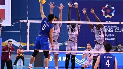 ベトナムバレーボール、AVCネーションズカップ準々決勝でカタールをほぼ破る