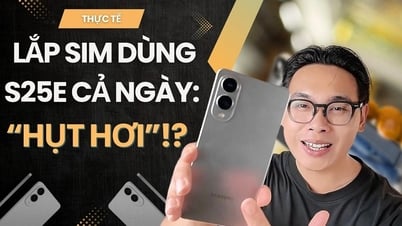 Đánh giá: Thử dùng kiệt pin Galaxy S25 Edge