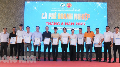 Hội doanh nghiệp TP. Bến Tre tổ chức cà phê doanh nghiệp tháng 6-2025