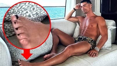 ¿Por qué Ronaldo se pinta las uñas de los pies de negro?