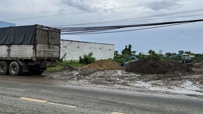 Kiểm tra điểm tập kết vật liệu xây dựng trái phép