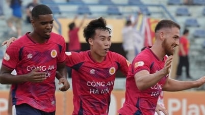 Thắng đậm Hải Phòng, Công an Hà Nội giành Huy chương đồng V.League 2024-2025