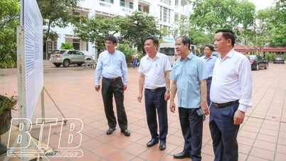 Kiểm tra công tác chuẩn bị tổ chức kỳ thi tốt nghiệp THPT năm 2025 tại Trường THPT Nguyễn Đức Cảnh