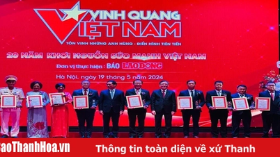 Vietnam Glory ផ្តល់កិត្តិយសដល់សមូហភាព និងបុគ្គលឆ្នើមចំនួន 19 នាក់លើគ្រប់វិស័យ