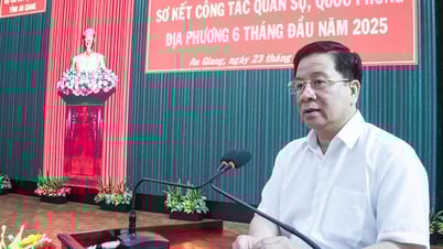 Sơ kết công tác quân sự, quốc phòng địa phương 6 tháng đầu năm 2025