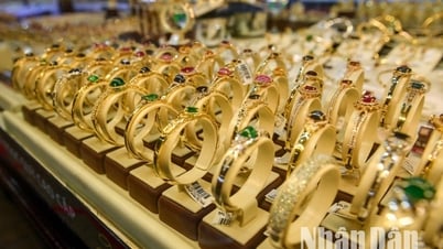 Gold price on June 23: World slightly decreased, domestic stable