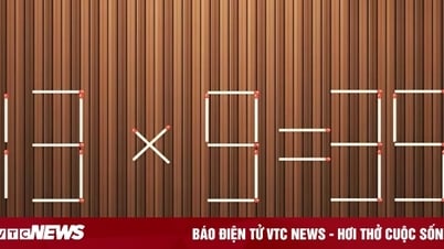 Move only 1 matchstick to change the calculation 13 x 9 = 35 from wrong to correct.