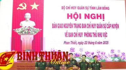 Handing over the status quo of the District Military Command to the Regional Defense Command
