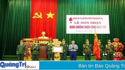 Bộ đội Biên phòng tỉnh Quảng Trị đón nhận Huân chương Chiến công hạng Nhì