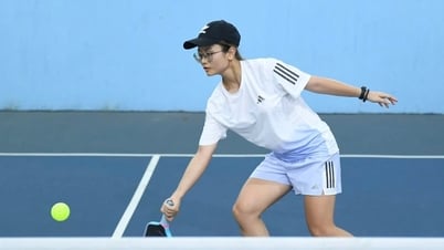 VĐV Phương Anh: "Giải pickleball của báo Dân trí có sức hấp dẫn rất lớn"