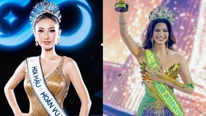 Hoa hậu Hoàn vũ và 7 hoa hậu đăng quang khi mặc váy của một nhà thiết kế