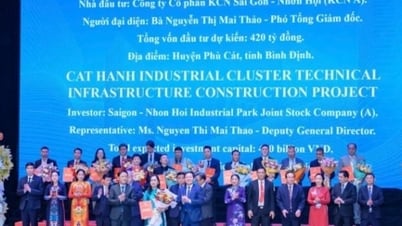 Công ty Sài Gòn - Nhơn Hội đầu tư Cụm công nghiệp Cát Hanh vốn hơn 432 tỷ đồng