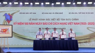 Phát hành đặc biệt bộ tem “Kỷ niệm 100 năm Ngày Báo chí Cách mạng Việt Nam (1925–2025)"