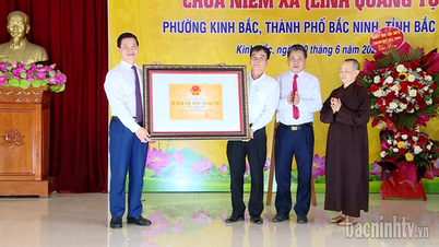 Bắc Ninh: Chùa Niềm Xá đón nhận Bằng di tích lịch sử - văn hóa cấp tỉnh