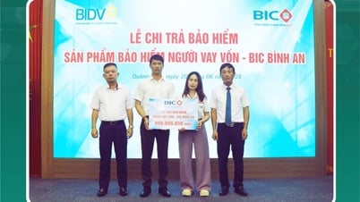 BIC chi trả gần 1 tỷ đồng quyền lợi bảo hiểm cho khách hàng