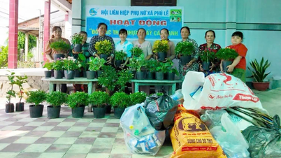 Phú Lễ lan tỏa mô hình đổi rác thải nhựa lấy cây xanh