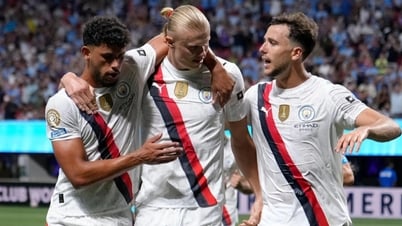 Man City a gagné 6-0 contre l'équipe d'Asie