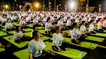 Hơn 1.000 người đồng diễn tại chương trình Yoga quốc tế