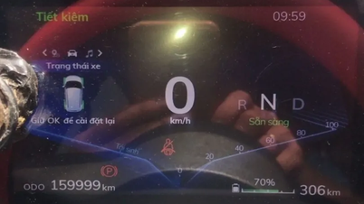 VinFast VF 5 runs 160,000 km, battery only 1% depleted, super cheap car maintenance cost