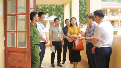 Kiểm tra công tác tổ chức kỳ thi tốt nghiệp THPT tại Văn Bàn