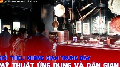 นำเสนอพื้นที่จัดนิทรรศการศิลปะประยุกต์และศิลปะพื้นบ้าน