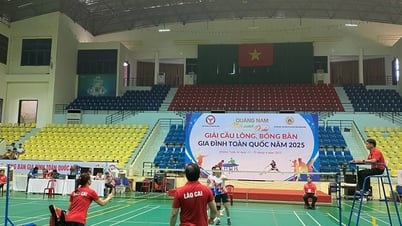 Khai mạc Giải vô địch cầu lông, bóng bàn gia đình toàn quốc