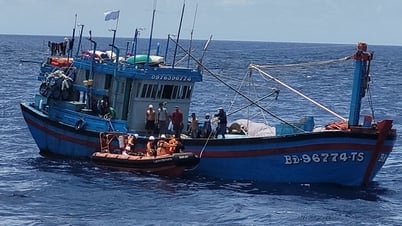 Kịp thời cứu nạn một ngư dân bị đột quỵ tại Quần đảo Hoàng Sa