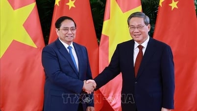 (Photo) Prime Minister Pham Minh Chinh holds talks with Chinese Premier Li Qiang