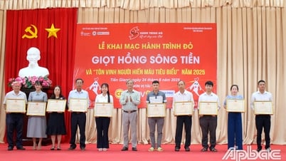 Tiền Giang: Hơn 200 tập thể, cá nhân được vinh danh vì nghĩa cử hiến máu