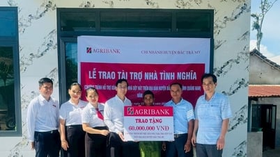 Agribank Bắc Trà My hỗ trợ xây nhà tình nghĩa cho gia đình chính sách