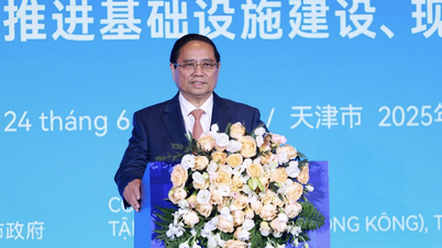 [ภาพ] นายกรัฐมนตรี Pham Minh Chinh เข้าร่วมงาน Vietnam-China Business Connection Forum