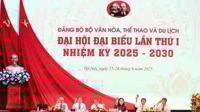 Long trọng tổ chức Đại hội đại biểu Đảng bộ Bộ Văn hóa, Thể thao và Du lịch lần thứ I, nhiệm kỳ 2025- 2030