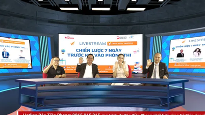 Die Zeitung Tien Phong überträgt die Prüfungsfragen zur High School-Abschlussprüfung 2025 per Livestream