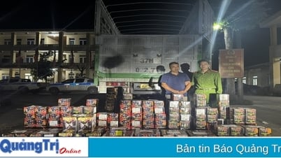 Vận chuyển 239 hộp pháo lậu để lấy tiền công