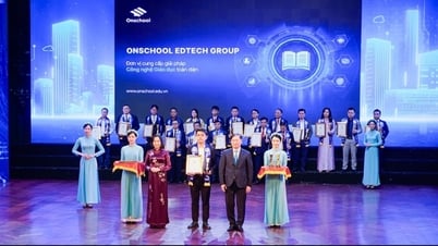 حصلت مجموعة Onschool Edtech على جائزتين في Top Industry 4.0 Vietnam 2025
