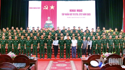 Training on CTĐ and CTCT materials for Army Officer School 1 and Navy