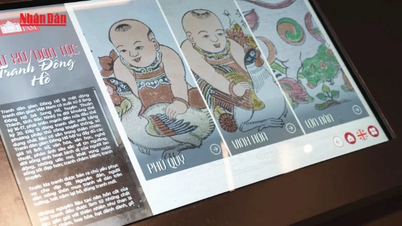 [Vidéo] Les peintures de Dong Ho prennent vie grâce à la technologie 3D au Musée des Beaux-Arts du Vietnam