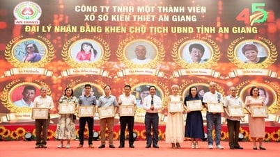 Celebrating the 45th anniversary of the establishment of An Giang Lottery Company Limited