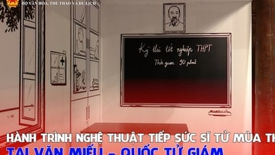 ร่วมเดินทางทางศิลปะสนับสนุนนักเรียนช่วงสอบ ณ วัดวรรณกรรม - Quoc Tu Giam