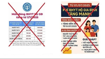 Vietnam Social Security warns that information about increasing health insurance premiums from July 1, 2025 is inaccurate.