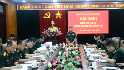 The Party Committee of the General Political Department issued a Resolution to lead the implementation of tasks for the last 6 months of 2025.