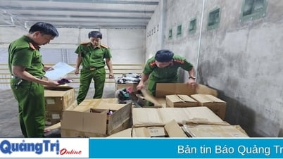 Phát hiện 2,5 tấn mỹ phẩm không rõ nguồn gốc ở Đông Hà