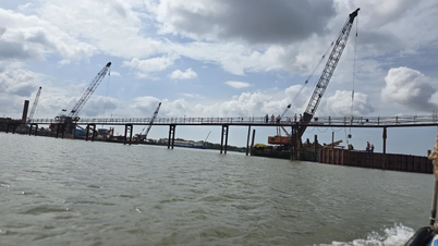 Ba Lai 8 Bridge Project reaches 5 to 15% construction progress