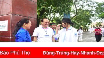 Những hình ảnh đẹp trong thi đầu tiên Kỳ thi tốt nghiệp THPT năm 2025