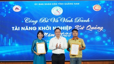Honoring Quang Nam's startup talents in 2025