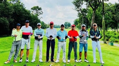 The 3rd "I Love Vietnam" Golf Tournament - 2025: More than 100 golfers are excited before the G hour