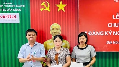 Viettel Dak Nong zieht die zweite Runde des Programms „Jetzt registrieren – Sofortgeschenke erhalten“